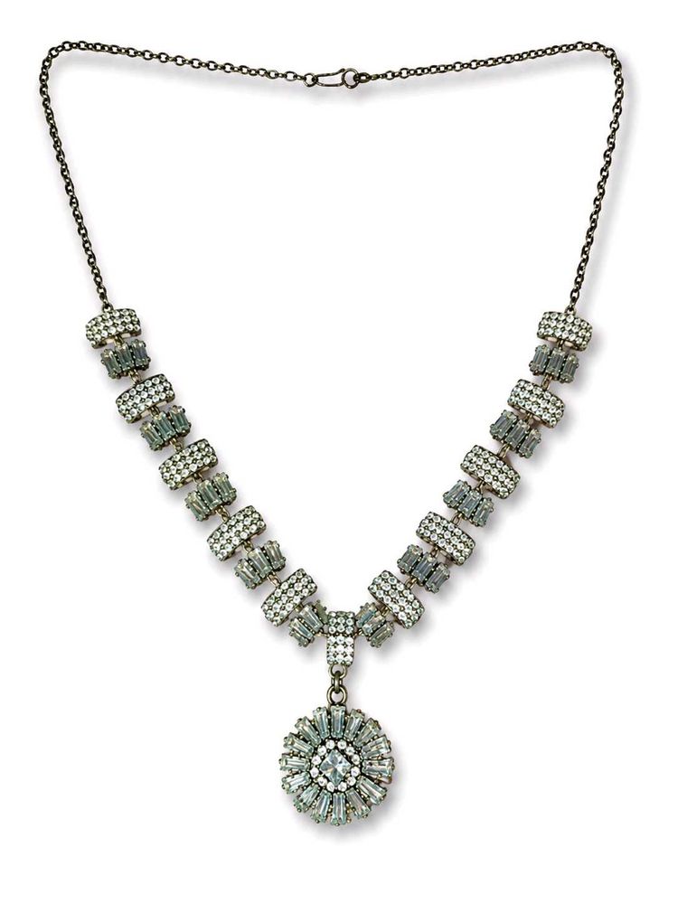 Sparkling Crystal Pendant Necklace