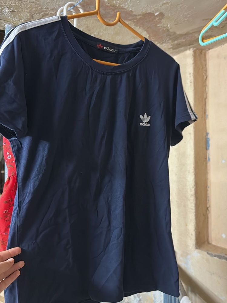 Adidas Navy Blue T-Shirt