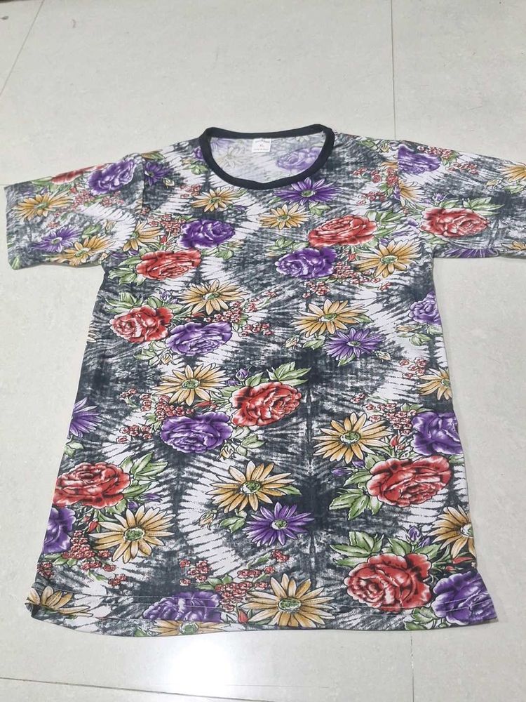 floral nylon top