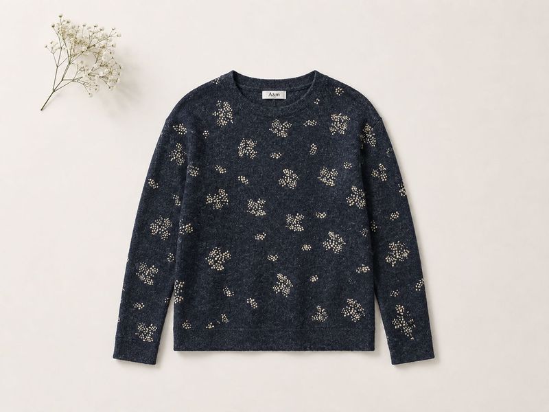 Cozy Floral Print Sweatshirt