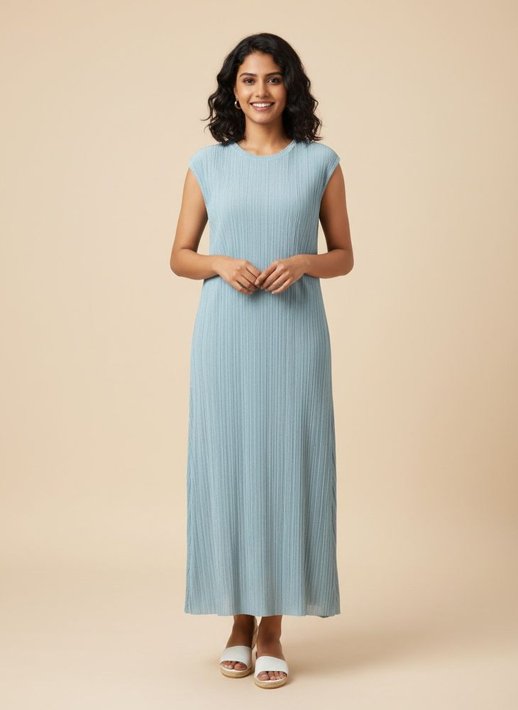Casual Blue Maxi Dress