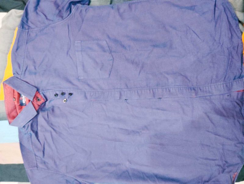 Men's Purple Casual Shirt
