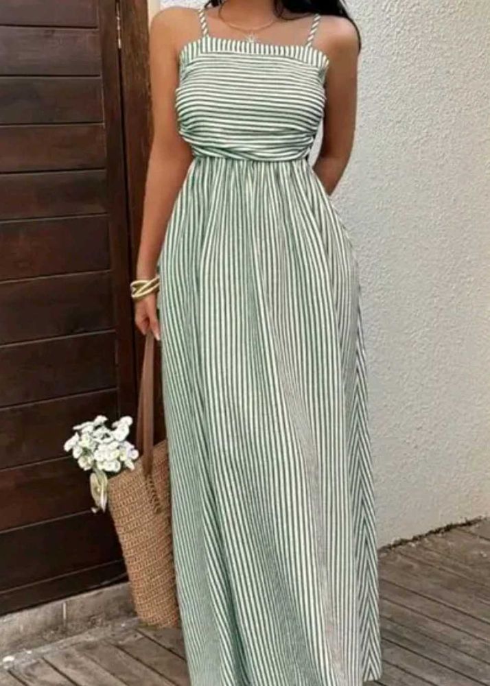 Striped Maxi Dress