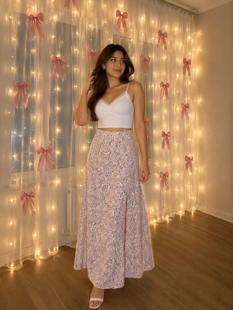 Floral Maxi Skirt