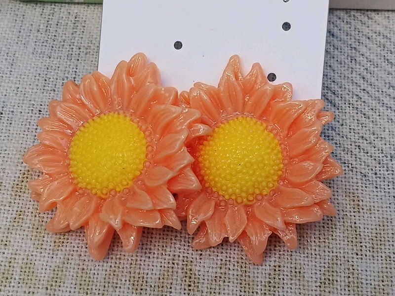 Cute Sunflower Earrings
