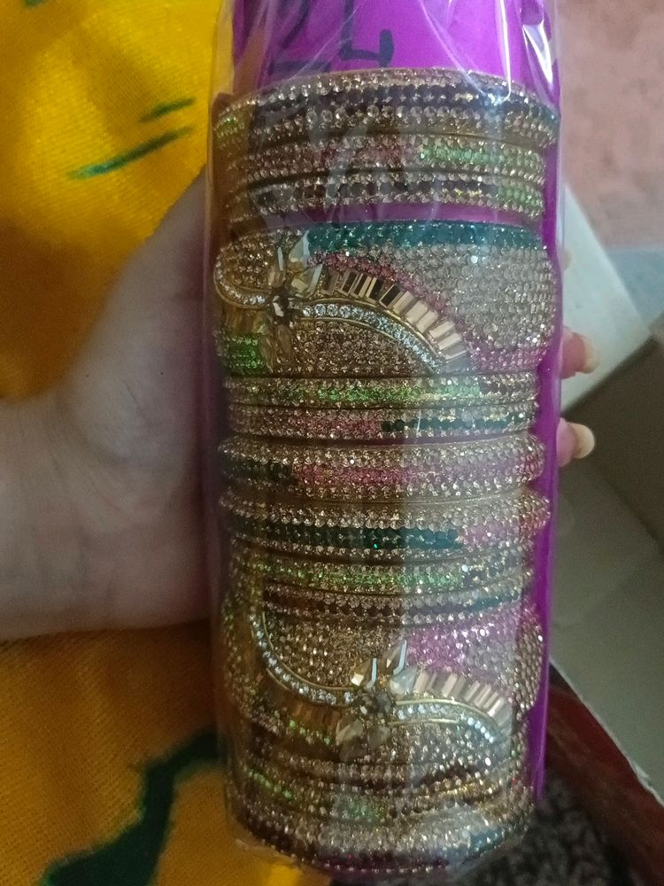 Sparkling Indian Bangles Set