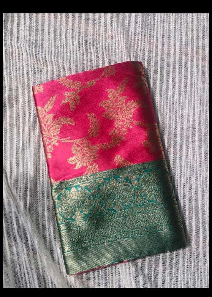 semi pattu saree 💚💓