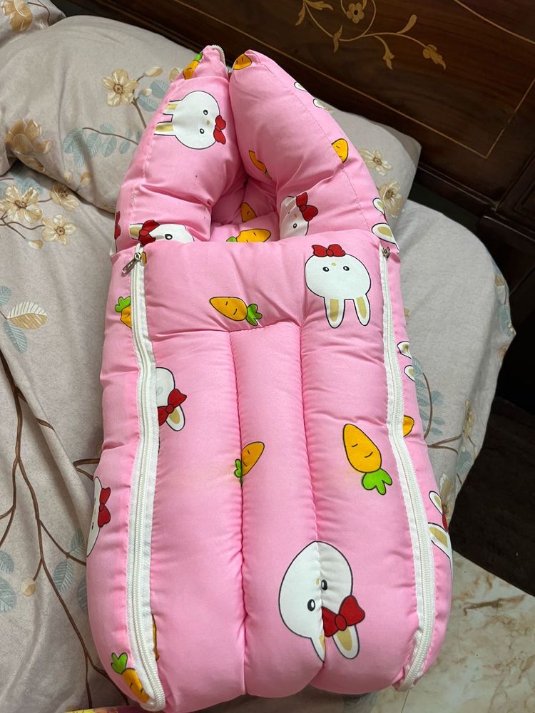 Cute Pink Bunny Baby Sleeping Bag