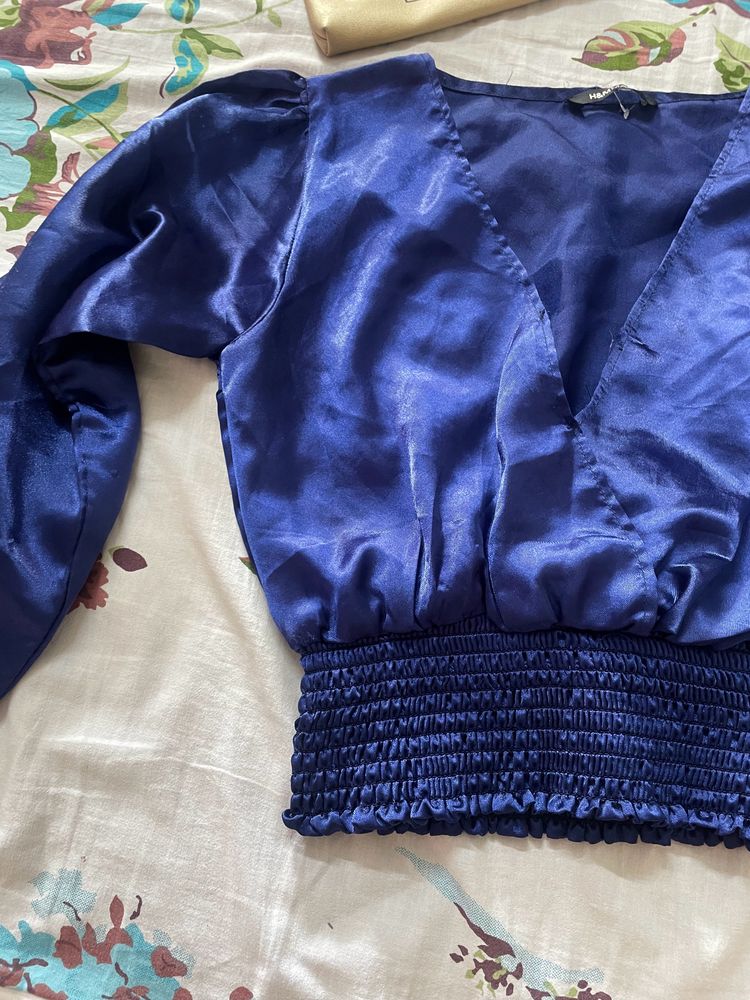 Hotttt Satin Crop Topp Under 200 Only