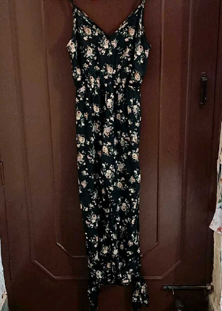 Floral Print Maxi jump suit  Dress