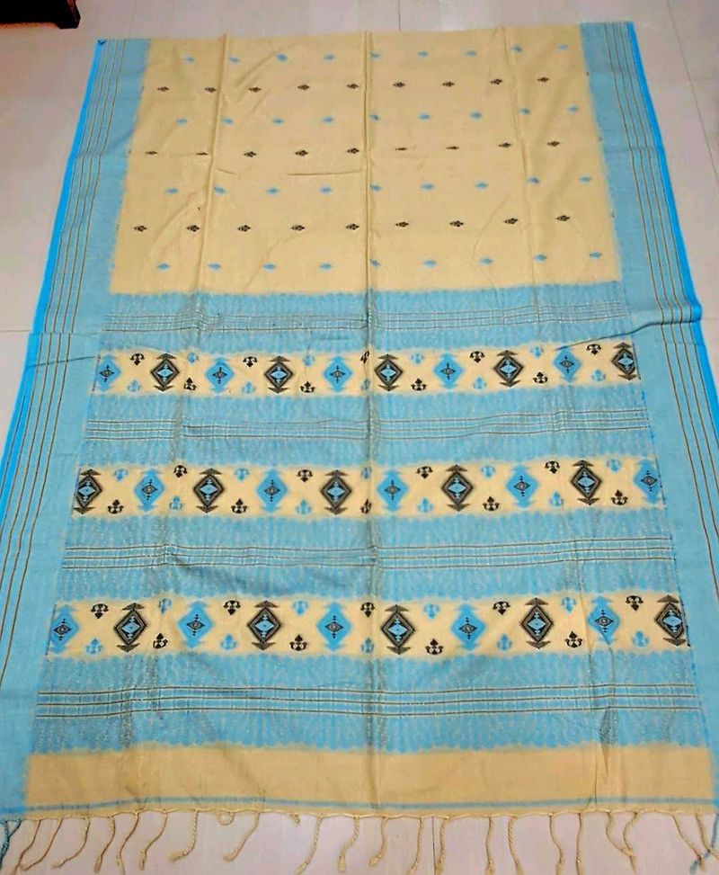 BRAND NEW KHADI COTTON HANDLOOM SAREE