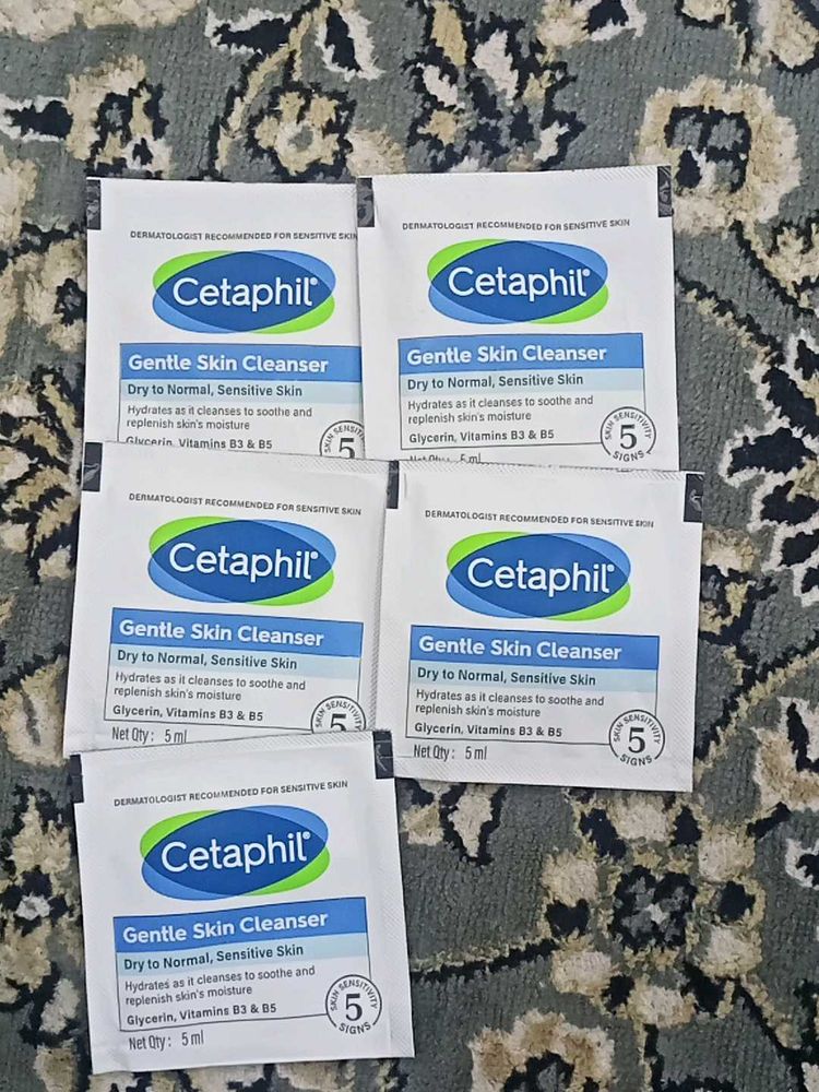 Cetaphil Gentle Skin Cleanser Sample Pack 5