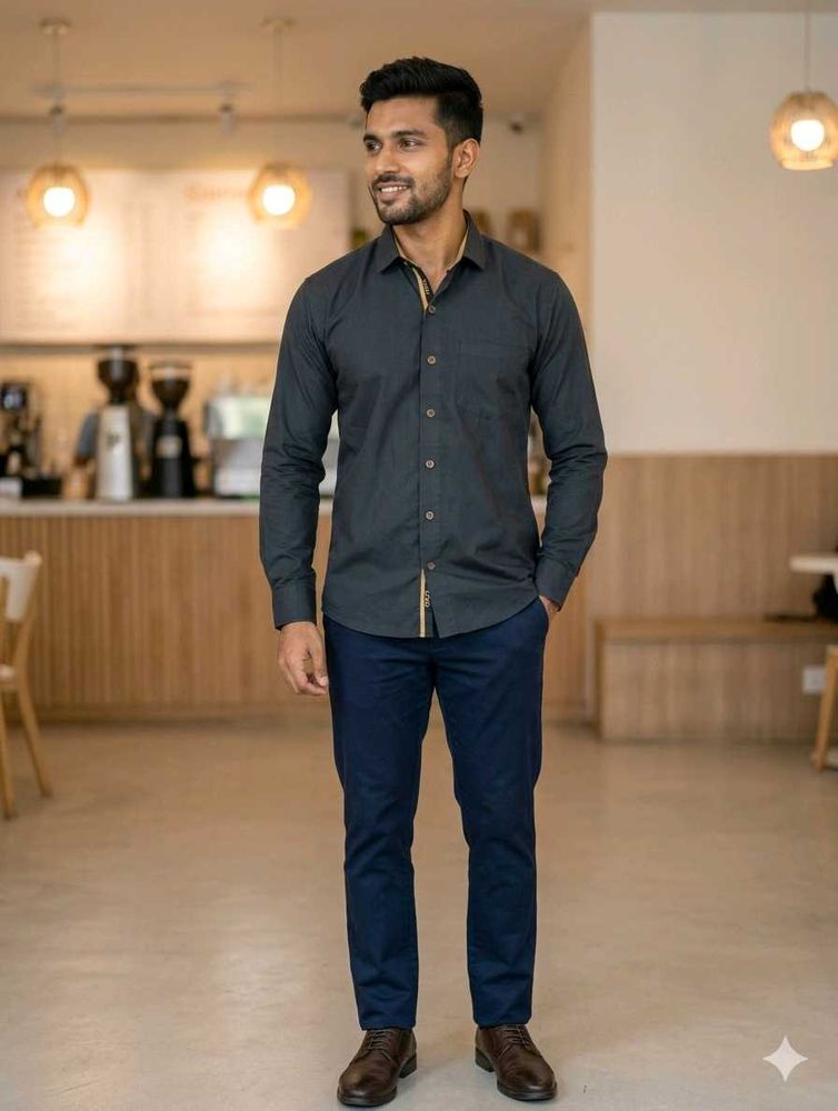Men's black shirt