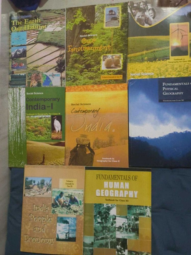 Geography Textbooks Combo