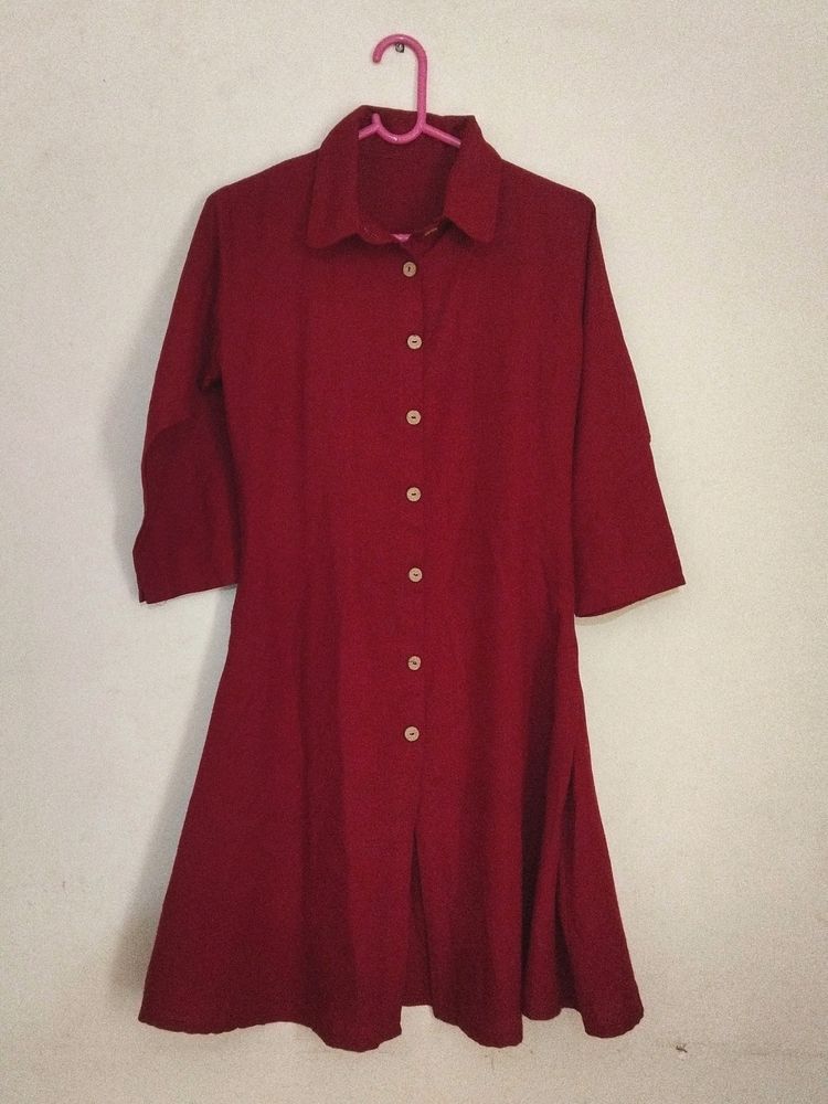 Kurta And White Trouser For Women