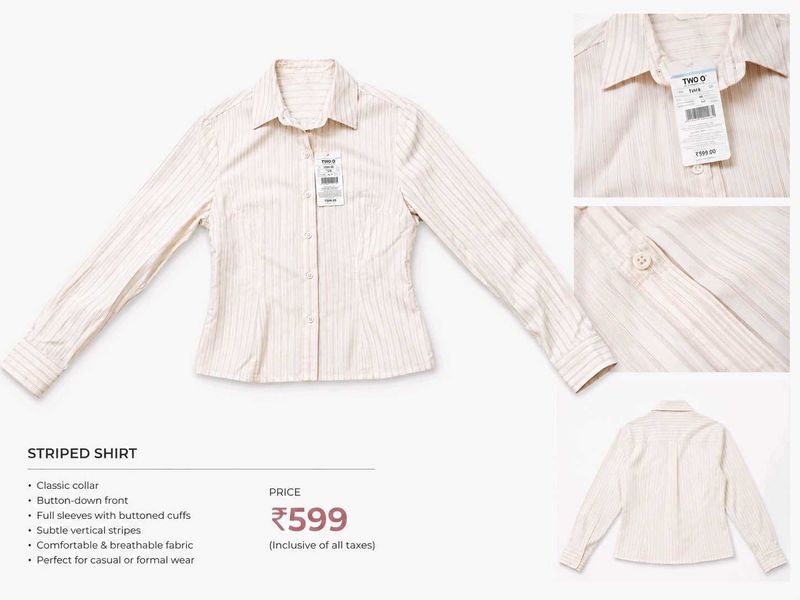 Classic Striped Button-Down Shirt