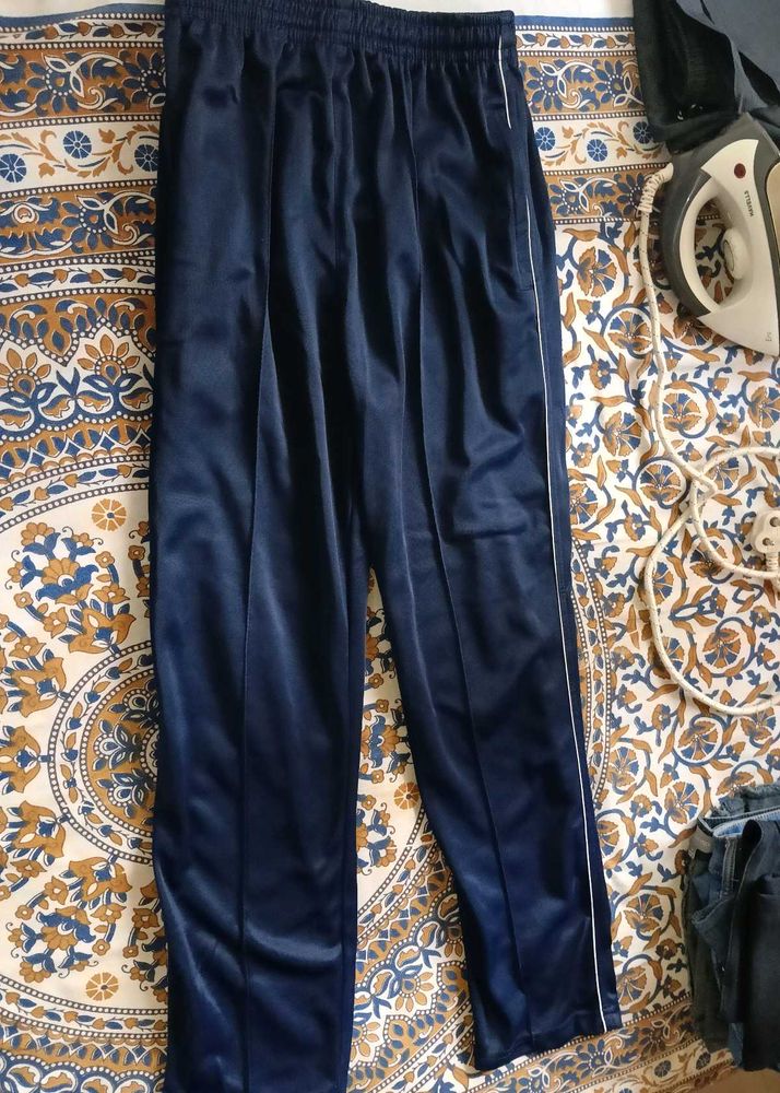 Navy Blue Track Pants