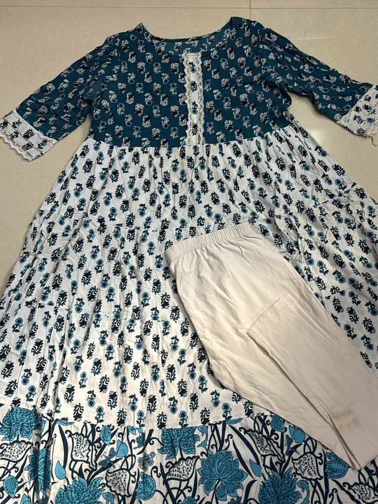 Anarkali Kurta With Leggings