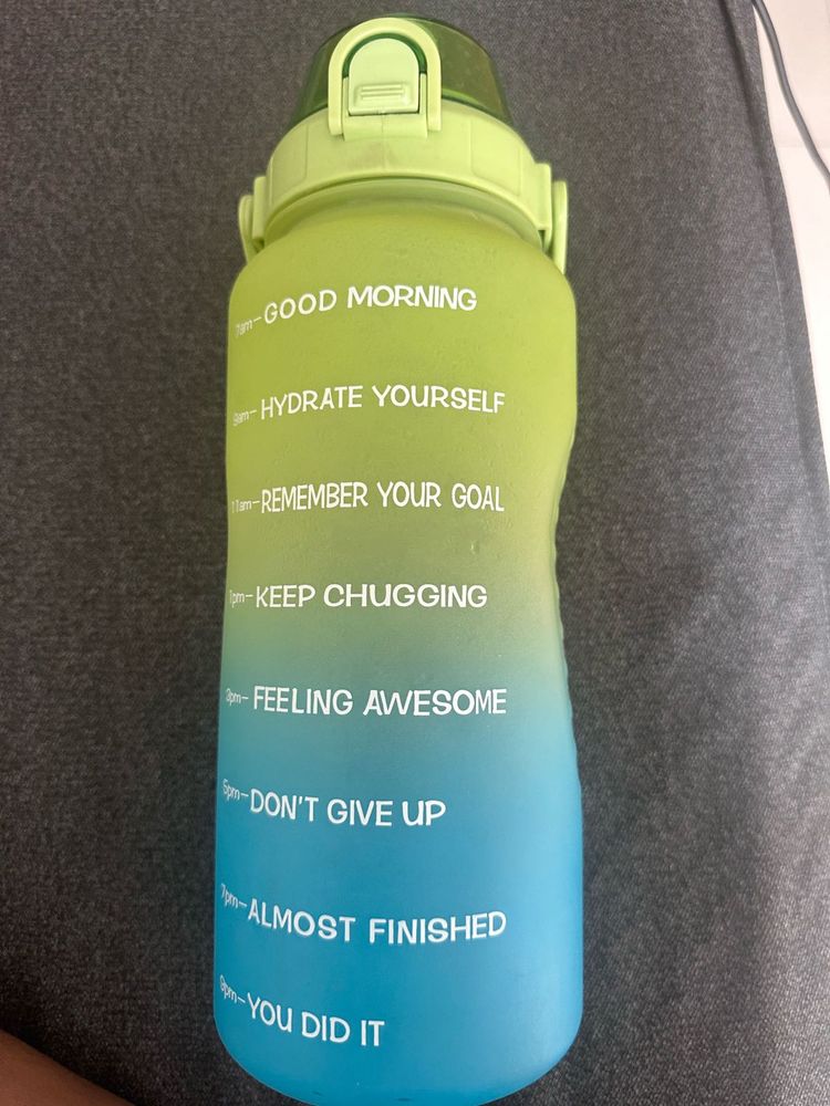 Motivational Water Tumbler, 2litre