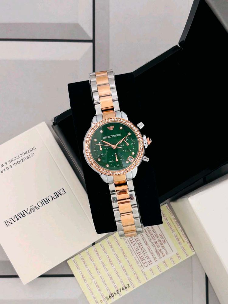 Armani-Inspired Premium Women's Analog Wrist Watch
