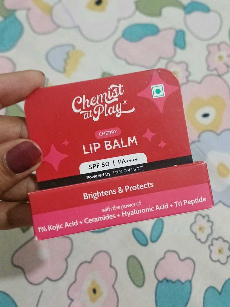 Chemist at Play Cherry Lip Balm SPF 50