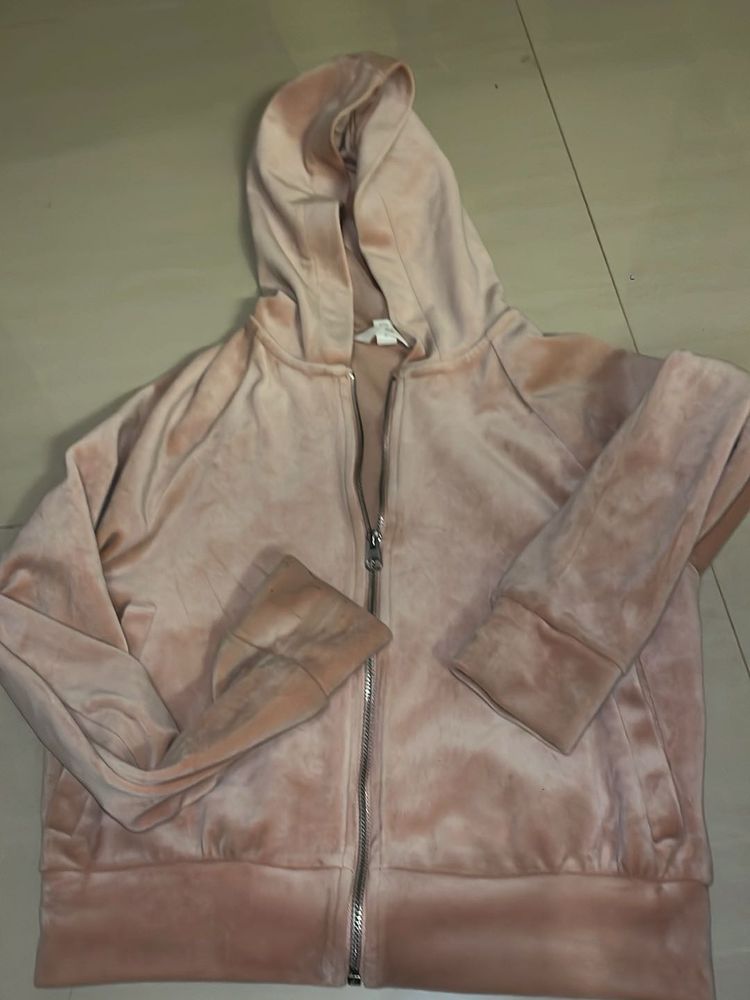 velour track suit jacket
