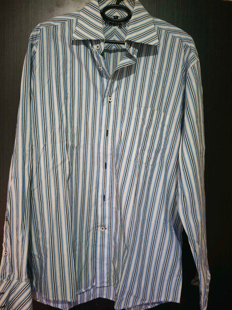Men's Striped Dress Shirt