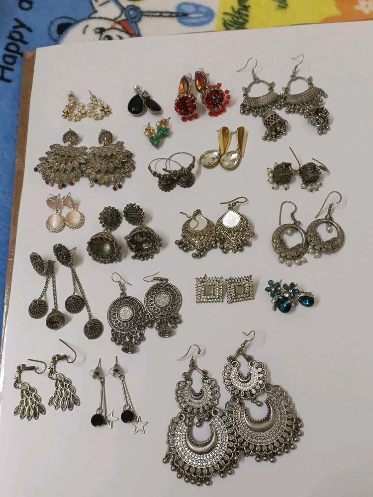 Assorted Elegant Earrings Collection