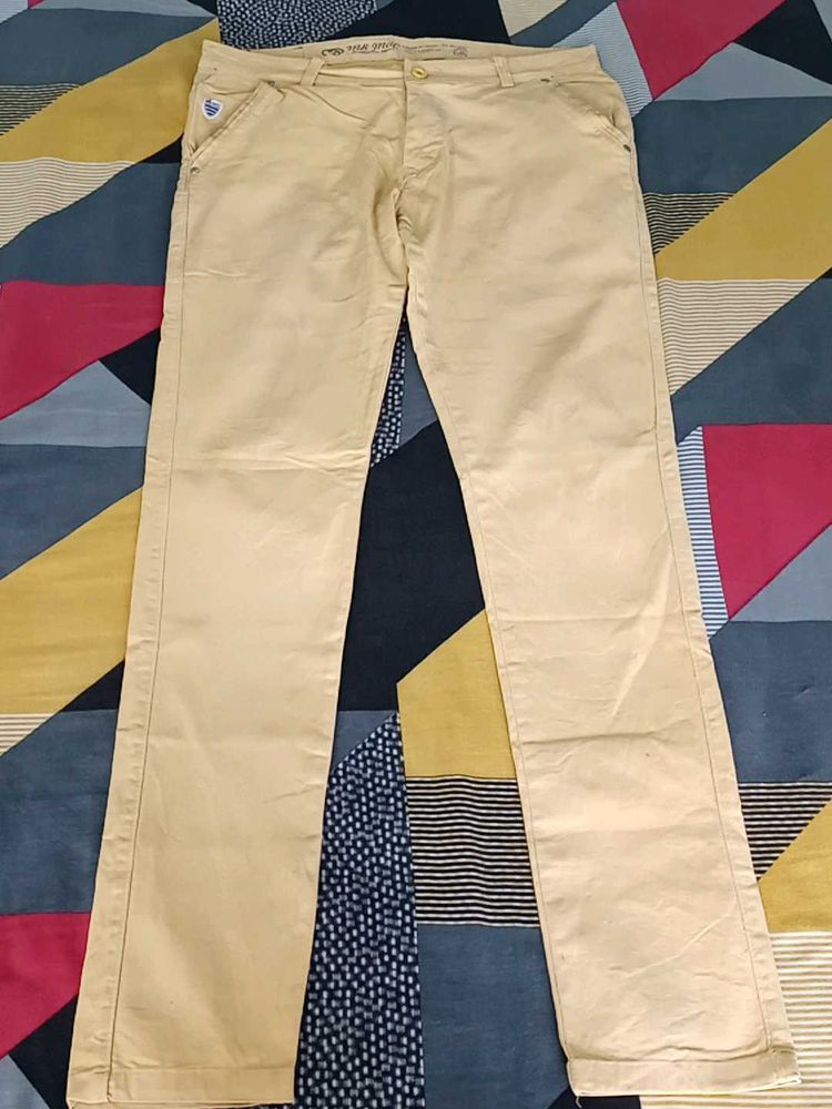 Men's Yellow Chinos