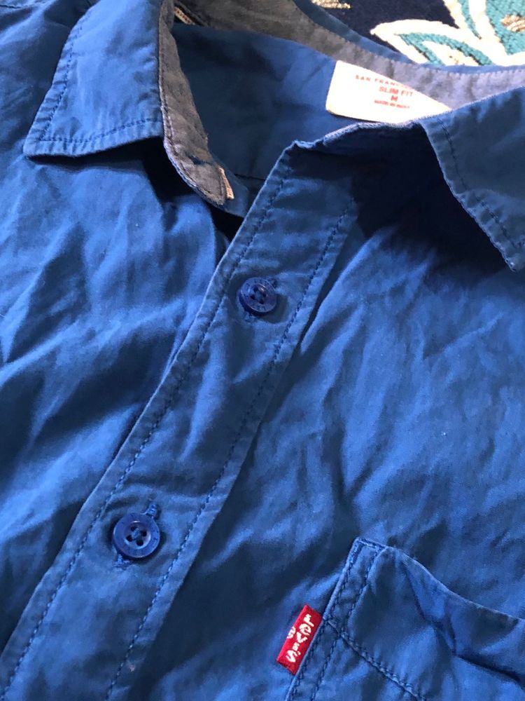 Levi's Blue Slim Fit Shirt