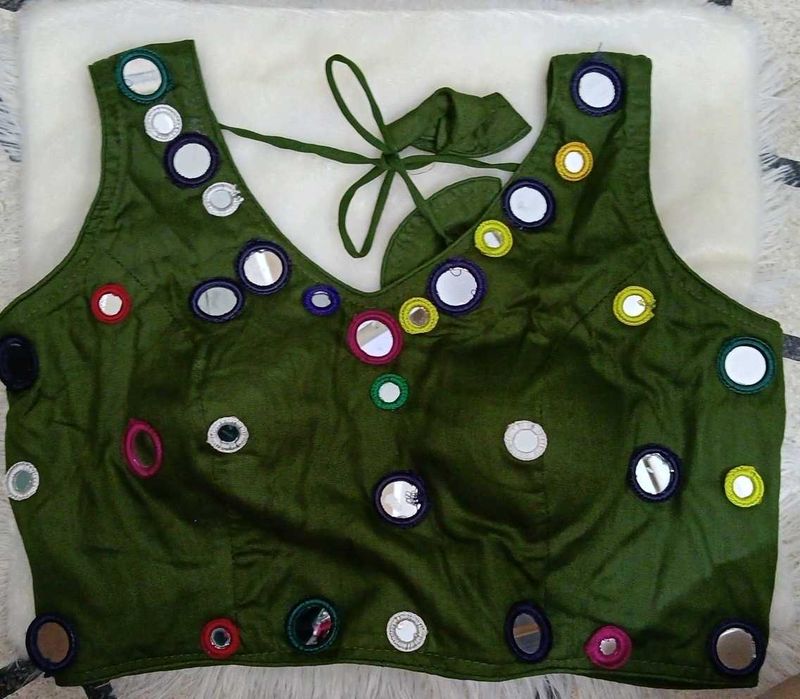 Embellished Mirror Work Blouse