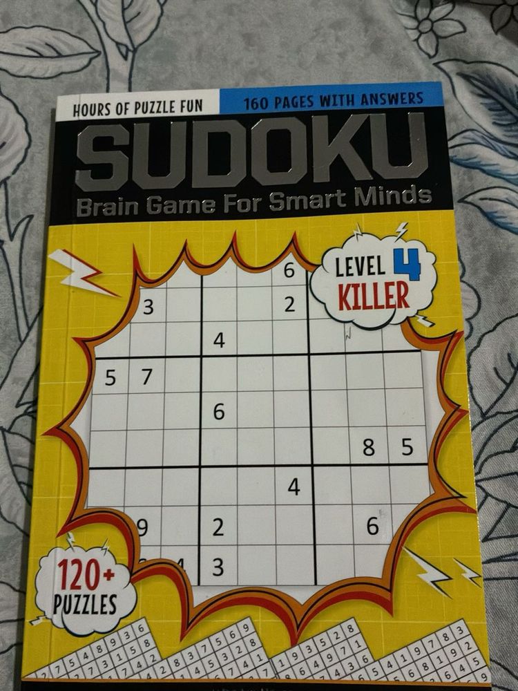 Sudoku Brain Game Puzzle Book