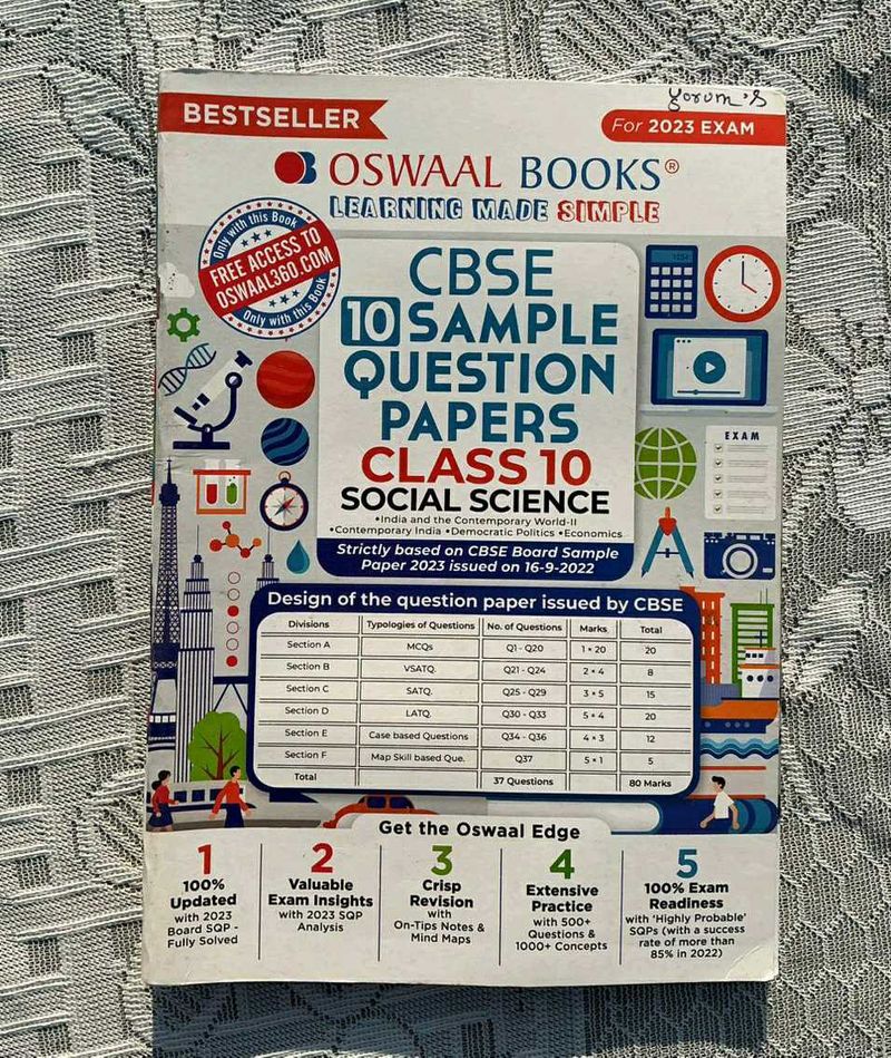 ​✨ Oswaal Class 10 SST Sample Papers!✨