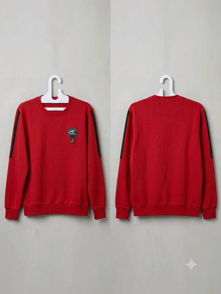 Red Crewneck Sweatshirt