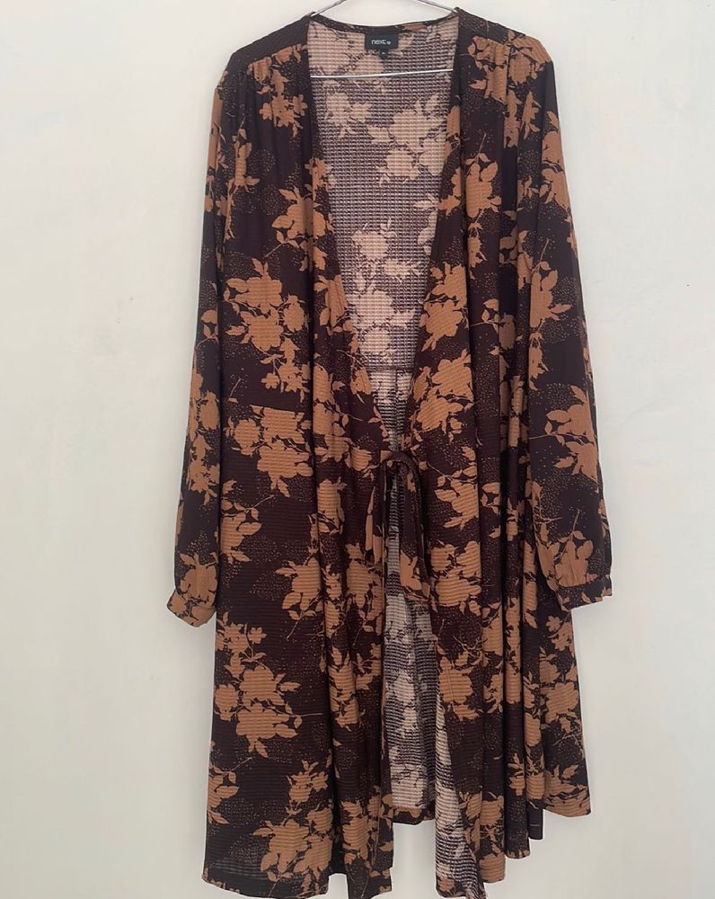 Floral Print Duster Shrug