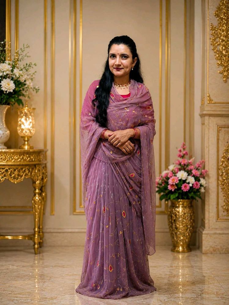 pure material rajputi Saree with blouse
