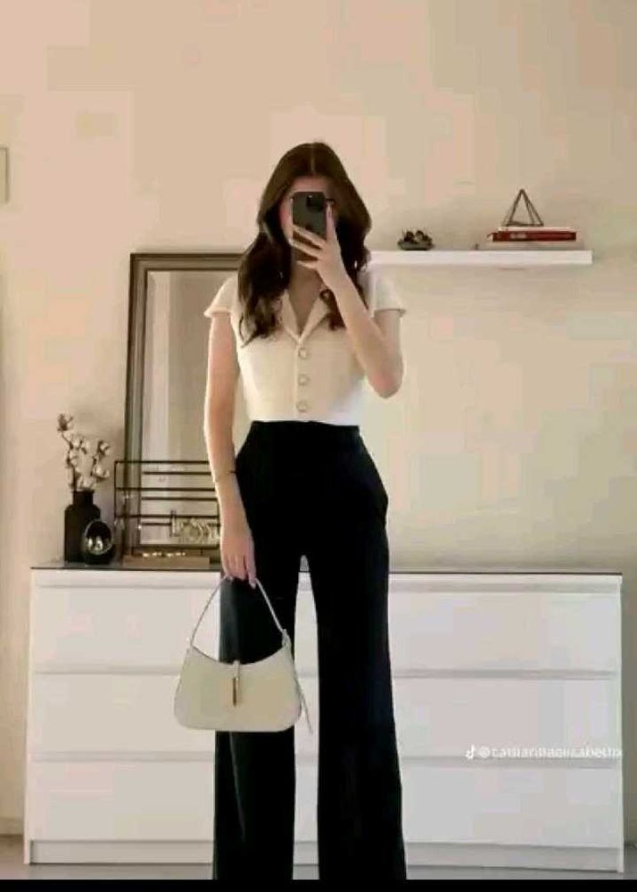 straight black pant