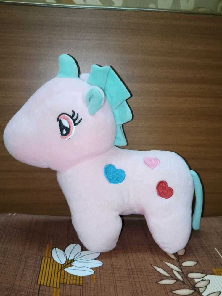 Cute Pink Unicorn Soft Toy
