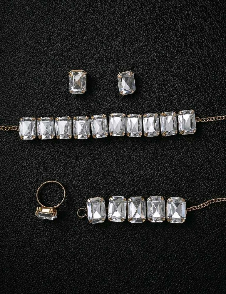 Rhinestone Jewelry Set