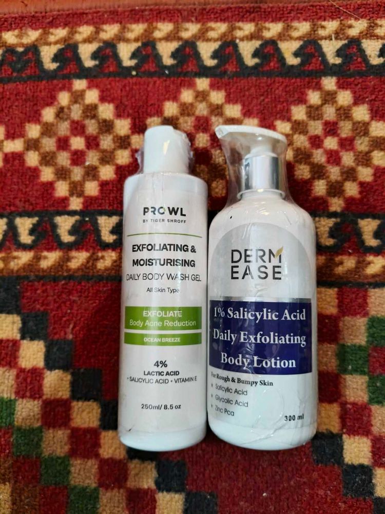salicylic acid body wash &amp; lotion