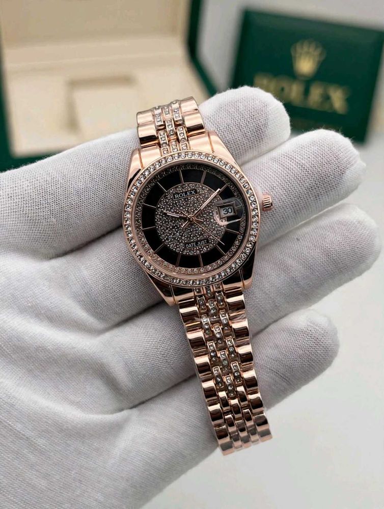 Elegant Rose Gold Rolex Watch