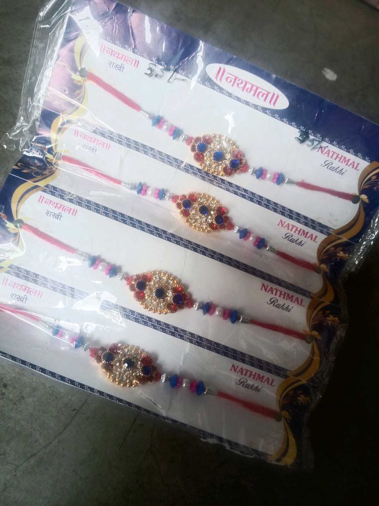 Decorative Rakhi Bracelets Set