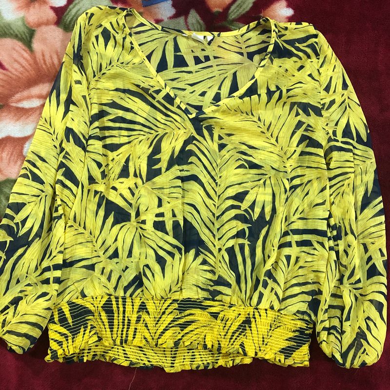 Nature print top