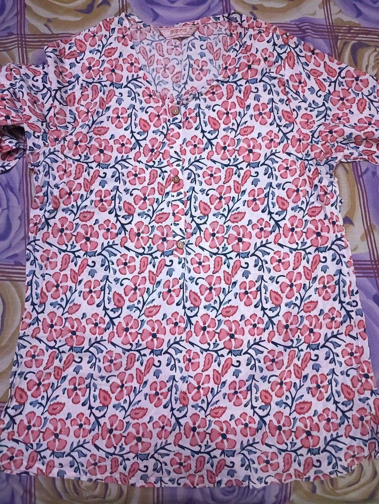 Floral Casual Print Kurti