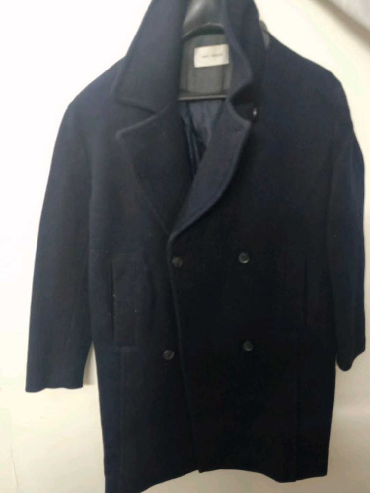 Women's Navy Blue Overcoat