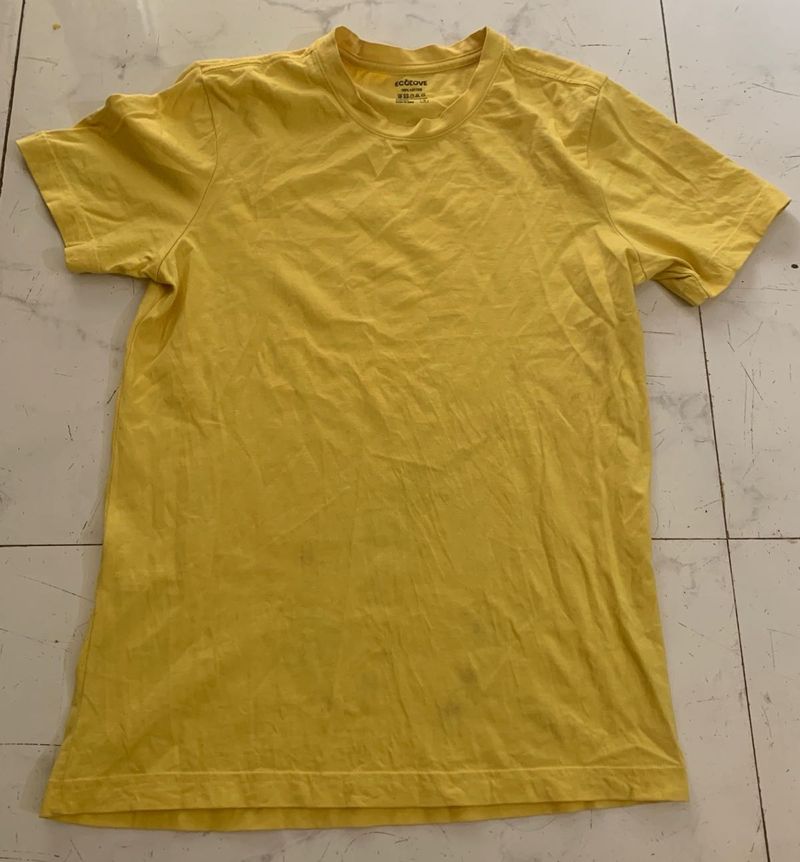 Yellow Casual T-Shirt