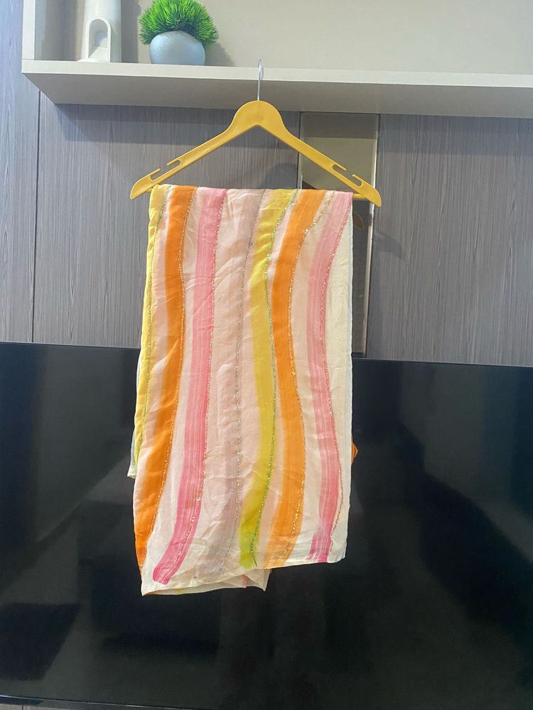Colorful Striped saree