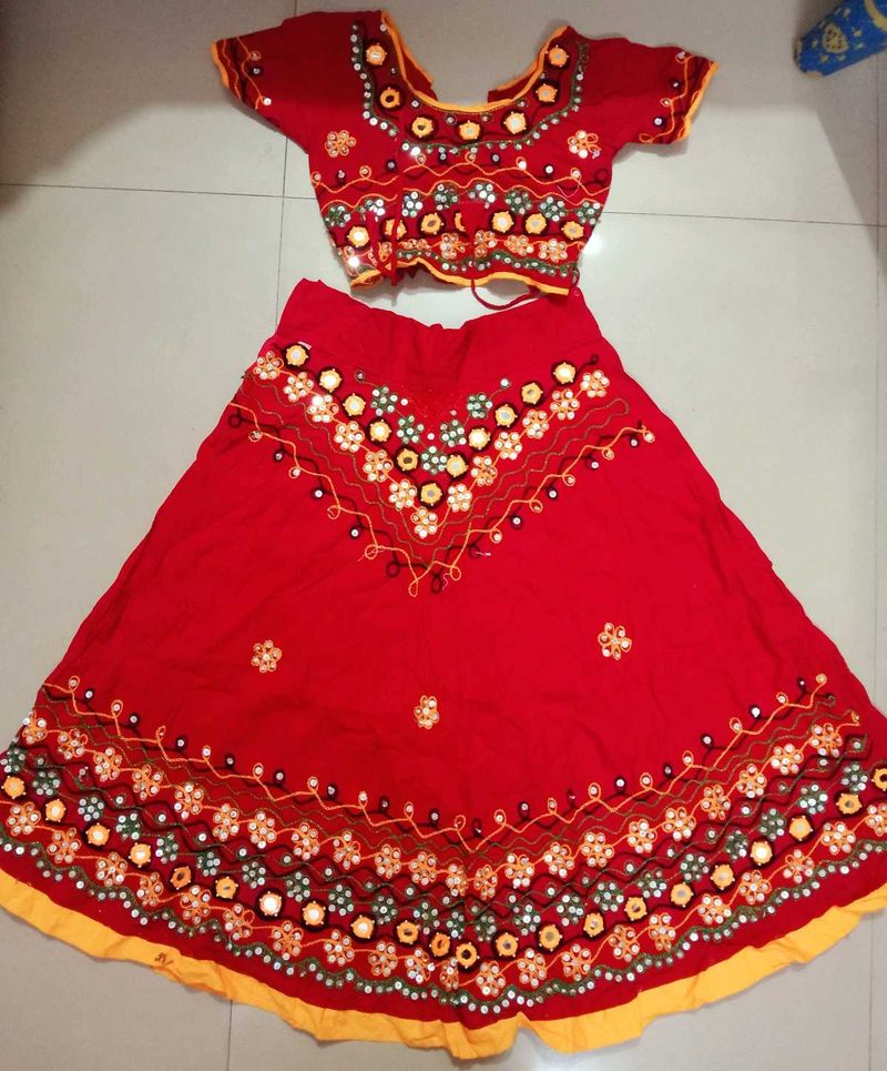 Maroon Chaniya Choli Set