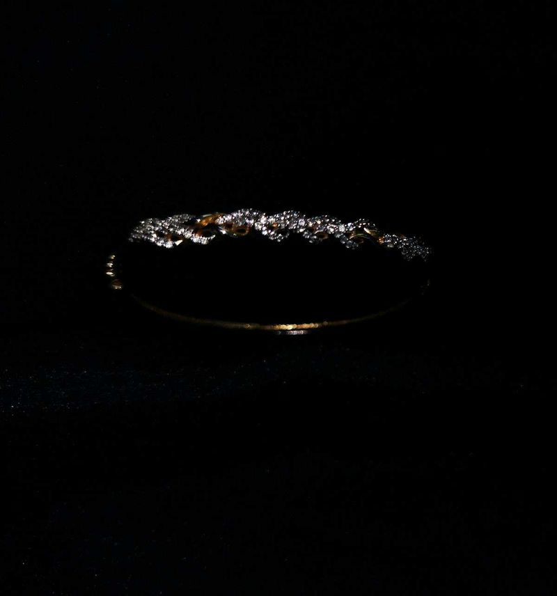 Artificial Gold Braided Bracelet