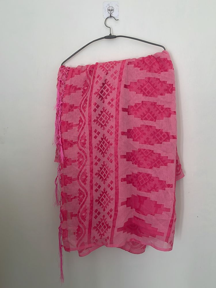 Beautiful Pink Color Saree